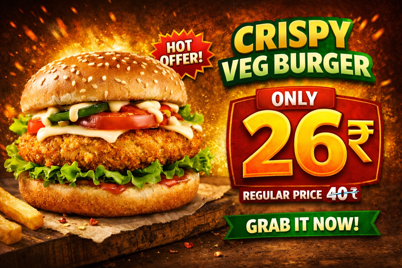 1 Burger offer