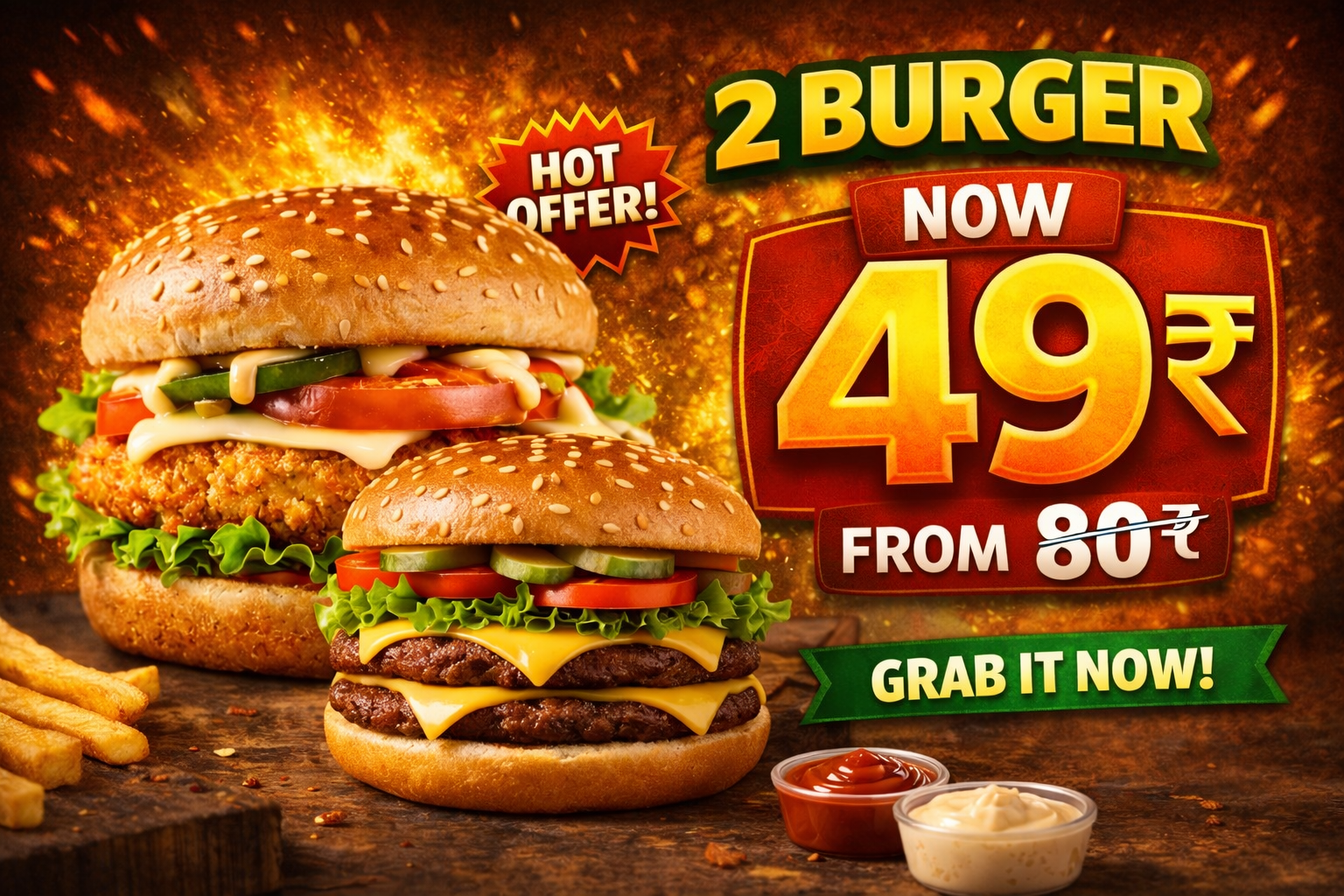 2 Burger offer